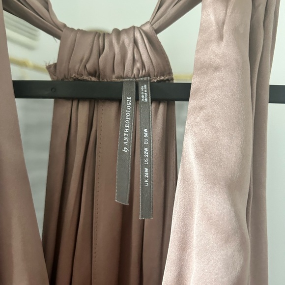 Anthropologie Silk Evening Dress - Plus Size 22W - Picture 5 of 6